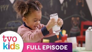CURIOUS CRAFTING – Puffy Paint Cupcake – Full Episode - Kingdom Kids Zone, Little Learners - TVOkids Preschool