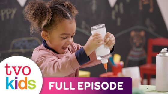 CURIOUS CRAFTING – Puffy Paint Cupcake – Full Episode - Kingdom Kids Zone, Little Learners - TVOkids Preschool