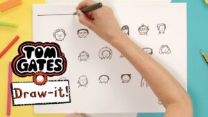 Draw It ✏️ Classmates | The Brilliant World Of Tom Gates | Compilation | Cartoons For Kids - Kids (6-9), Kingdom Kids Zone - Tom Gates Brilliant World