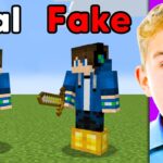 Kid Pretends to be Me, So I Exposed Him - Gameplay, Kingdom Kids Zone, Minecraft - EYstreem