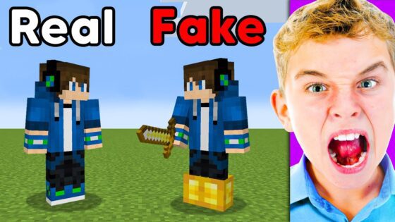 Kid Pretends to be Me, So I Exposed Him - Gameplay, Kingdom Kids Zone, Minecraft - EYstreem