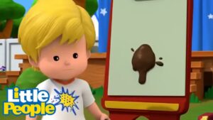 Messy play! ⭐ Little People – Fisher Price ⭐ 1 Hour Compilation - Kids TV Series, Kingdom Kids Zone - Little People - Fisher Price