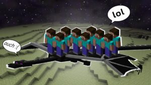 Nine Dudes FLATTEN the Ender Dragon : Mudcraft 3 - Gameplay, Kingdom Kids Zone, Minecraft - CringyGull