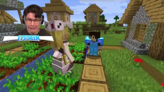 I Fooled My Friend Turning Mobs into GIRLS in Minecraft - Gameplay, Kingdom Kids Zone, Minecraft - EYstreem