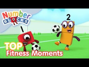 Top Fitness Moments | Maths for Kids | @Numberblocks - Kingdom Kids Zone, Little Learners - Numberblocks
