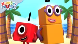 Summer Holiday in Numberland! | 1 Hour Compilation – Numberblocks | 123 – Numbers Cartoon For Kids - Kingdom Kids Zone, Little Learners - Numberblocks
