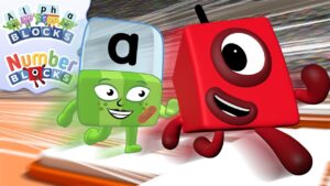  @Numberblocks & @officialalphablocks | Alphablocks and Numberblocks Meet | Blocks v Blocks Games - Kingdom Kids Zone, Little Learners - Numberblocks