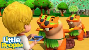 Beavers On The Beach! ⭐ Little People – Fisher Price ⭐ 1 Hour Compilation - Kids TV Series, Kingdom Kids Zone - Little People - Fisher Price