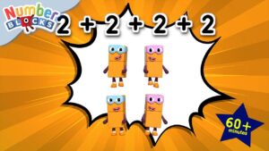 Numberblocks Kindergarten Math Fun! | 1 Hour Compilation | 123 – Numbers Cartoon For Kids - Kingdom Kids Zone, Little Learners - Numberblocks