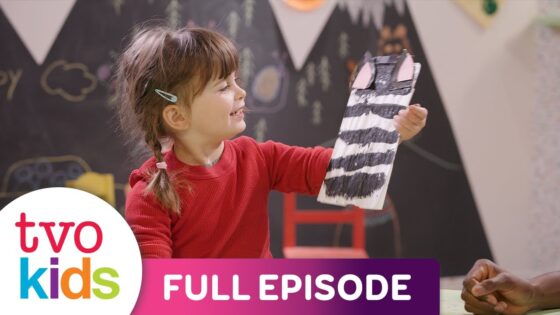 CURIOUS CRAFTING – Paper Bag Zebra Puppet – Full Episode - Kingdom Kids Zone, Little Learners - TVOkids Preschool
