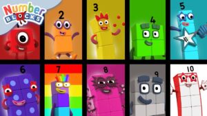 Learn to read numbers | Learn to count 1 to 10 | @Numberblocks - Kingdom Kids Zone, Little Learners - Numberblocks