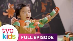 CURIOUS CRAFTING – Paper Chain Snake – Full Episode - Kingdom Kids Zone, Little Learners - TVOkids Preschool