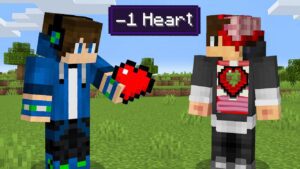 I Fooled My Friend by Stealing HEARTS in Minecraft - Gameplay, Kingdom Kids Zone, Minecraft - EYstreem