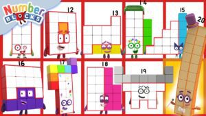 Learn to read numbers | Numbers and Numerals 1 to 20 | @Numberblocks - Kingdom Kids Zone, Little Learners - Numberblocks