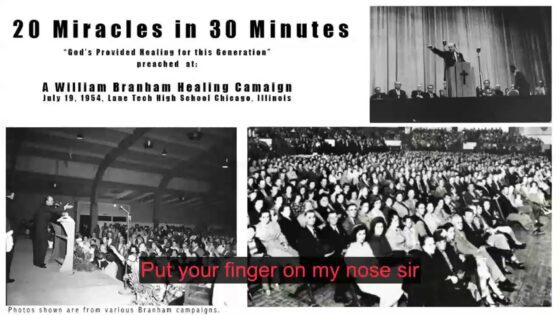 20 Miracles in 30 Minutes – William Branham Meetings - Multi-Testimony Video, Salvation / Converts, Testimonies - Believers Testimonies