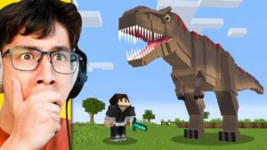 I Fooled My Friend with DINOSAURS in Minecraft - Gameplay, Kingdom Kids Zone, Minecraft - EYstreem