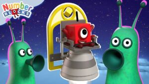 Numberblocks in Space! | Learn to count | @Numberblocks - Kingdom Kids Zone, Little Learners - Numberblocks