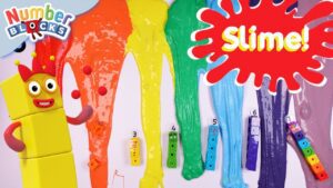 Numberblocks Slime DIY | Learn to count makes for Kids | @Numberblocks - Kingdom Kids Zone, Little Learners - Numberblocks