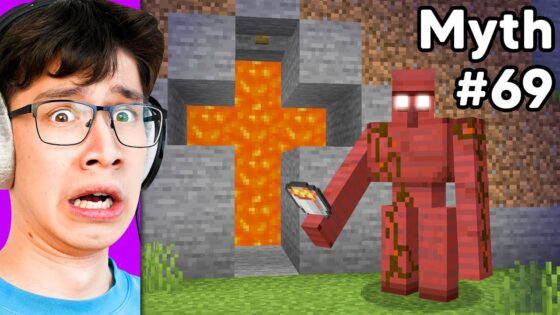 Testing 100 Scary Minecraft Myths in 24 Hours - Gameplay, Kingdom Kids Zone, Minecraft - EYstreem