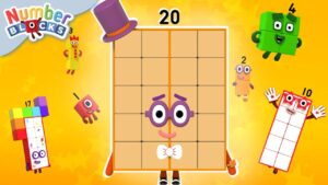 Let's count to 20! | Maths Learn to Count Skills | @Numberblocks - Kingdom Kids Zone, Little Learners - Numberblocks