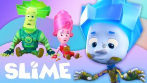 Stuck in the Slime! | The Fixies | Cartoons for Kids | #Slime - Kingdom Kids Zone, Little Learners - The Fixies