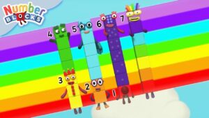 Rainbow Friends & Numberblock Seven | Learn to count for kids | @Numberblocks - Kingdom Kids Zone, Little Learners - Numberblocks
