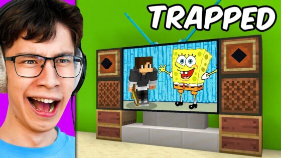 I Trapped My Friends in a CARTOON in Minecraft - Gameplay, Kingdom Kids Zone, Minecraft - EYstreem