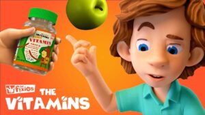 Why should you take Vitamins? | The Fixies | Cartoons for Kids - Kingdom Kids Zone, Little Learners - The Fixies