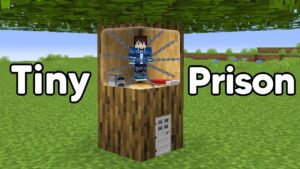 This Tiny Prison Took 23 Hours To Escape… - Gameplay, Kingdom Kids Zone, Minecraft - EYstreem