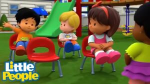 Taking Turns, Helps Us Learn ⭐ Little People – Fisher Price | 1 Hour Compilation - Kids TV Series, Kingdom Kids Zone - Little People - Fisher Price