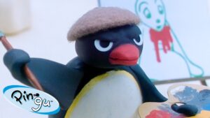 Pingu The Artist | Pingu – Official Channel | Cartoons For Kids - Kids (0-5), Kingdom Kids Zone - Pingu - Official Channel