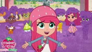 Strawberry Shortcake 🍓 The Purple Pie Man Competition! 🍓 Berry in the Big City 🍓 Cartoons for Girls - Kids TV Series, Kingdom Kids Zone - Strawberry Shortcake - WildBrain