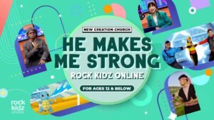He Makes Me Strong | Rock Kidz Children's Lesson | New Creation Church - Kingdom Kids Zone, Seed of Faith, Shows - New Creation Church