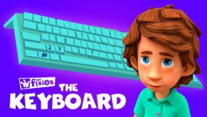 The Keyboard ⌨️ | The Fixies | Cartoons for Kids - Kingdom Kids Zone, Little Learners - The Fixies