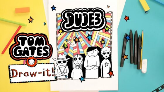 Draw it ✏️ Dude 3 Poster & MORE! | Brilliant World Of Tom Gates | Drawing For Kids - Kids (6-9), Kingdom Kids Zone - Tom Gates Brilliant World