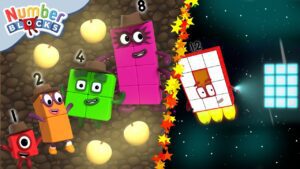 Indiana Jones & other movie parodies | Learn to Count | @Numberblocks - Kingdom Kids Zone, Little Learners - Numberblocks