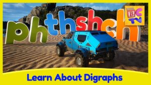 Learn About Digraphs for Kids with Cars and Monster Trucks - Kingdom Kids Zone, Little Learners - Brain Candy TV