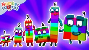 Colourful Math For Kids! | Numberblocks 1 Hour Compilation | 123 – Numbers Cartoon For Kids - Kingdom Kids Zone, Little Learners - Numberblocks