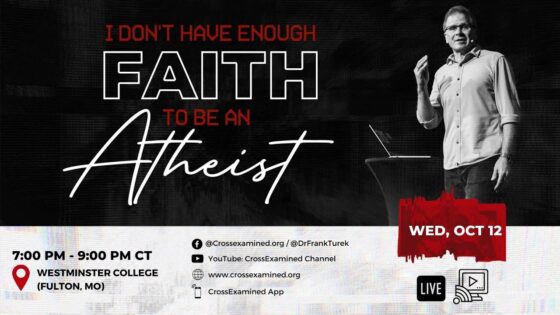 LIVE from Westminster College – IDHEFTBAA - Does God Exist?, Truth Seekers - Cross Examined