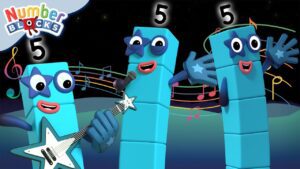 Five's Sing-along | Numberblocks Songs | @Numberblocks - Kingdom Kids Zone, Little Learners - Numberblocks
