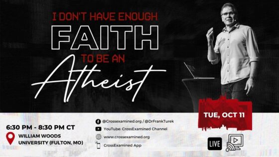I Don't Have Enough Faith to be an Atheist LIVE from William Woods University (Fulton, MO) - Does God Exist?, Truth Seekers - Cross Examined