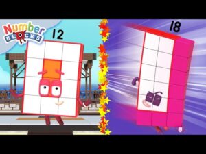 Super Rectangle Fun! | 90 Minute Compilation | 123 – Numbers Cartoon For Kids | Numberblocks - Kingdom Kids Zone, Little Learners - Numberblocks