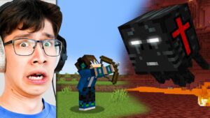 I Scared My Friend as Black Ghast in Minecraft - Gameplay, Kingdom Kids Zone, Minecraft - EYstreem