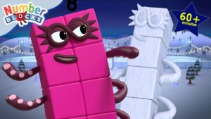 Winter Weather in Numberland! | 1 Hour Compilation – Numberblocks | 123 – Numbers Cartoon For Kids ​ - Kingdom Kids Zone, Little Learners - Numberblocks