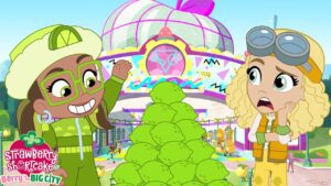 Strawberry Shortcake 🍓 LemonLime Back in Time 🍓 Berry in the Big City 🍓 Cartoons for Kids - Kids TV Series, Kingdom Kids Zone - Strawberry Shortcake - WildBrain