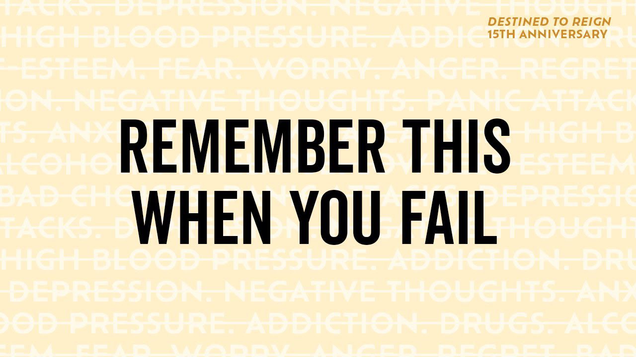 Remember This When You Fail | Gospel Partner #Shorts - Healing Grace, Hope & Healing, Shorts - Joseph Prince