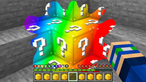 Minecraft, But Anything You Touch = Lucky Blocks - Gameplay, Kingdom Kids Zone, Minecraft - EYstreem