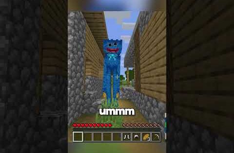 Minecraft, But Huggy Wuggy Controls My Game - Gameplay, Kingdom Kids Zone, Minecraft - EYstreem