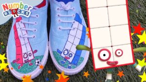 Numberblock 11 Football Boots Make | Art for kids | Learn to Count | @Numberblocks - Kingdom Kids Zone, Little Learners - Numberblocks