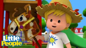 Cowboy's in the Garden! ⭐ @Little People – Fisher Price ⭐1 HOUR COMPILATION - Kids TV Series, Kingdom Kids Zone - Little People - Fisher Price
